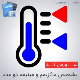 سورس ماکزیمم و مینیمم دو عدد در سی پلاس پلاس