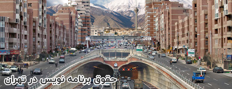 حقوق برنامه نویس در شهر تهران