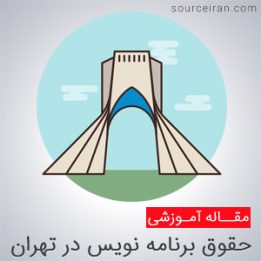 Programmer's wage rate in Tehran