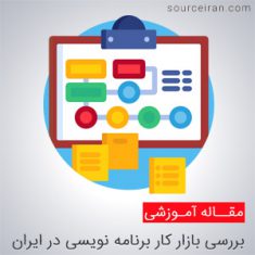 بررسی بازار کار برنامه نویسی در ایران