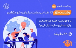 پادکست وضعیت بازار کار طراحی سایت در ایران و خارج کشور